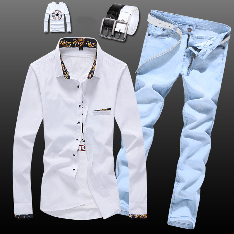 Men's Shirt Slim Suit