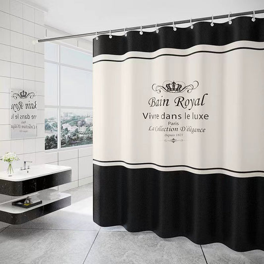 Waterproof Spring Floral Shower Curtain | Spun Polyester Bathroom Decor | Machine Washable, Mildew Resistant, Modern Home Bath Curtain