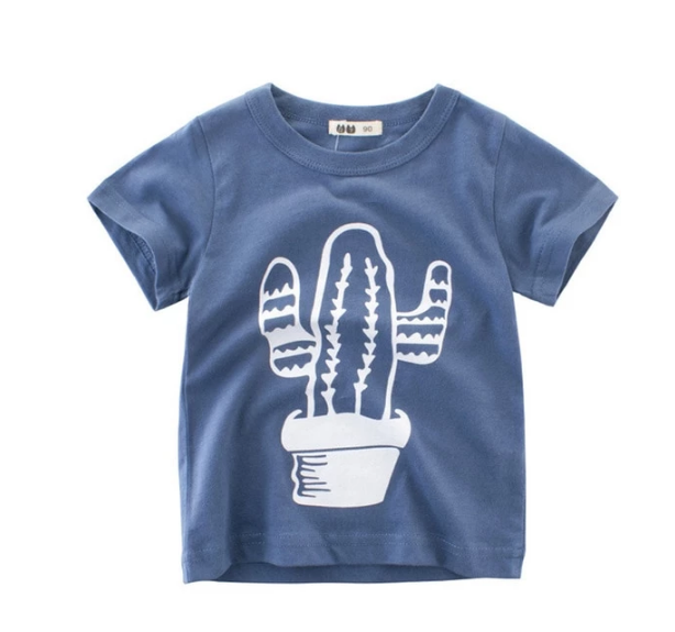 Boys Cotton T-shirt Short Sleeves