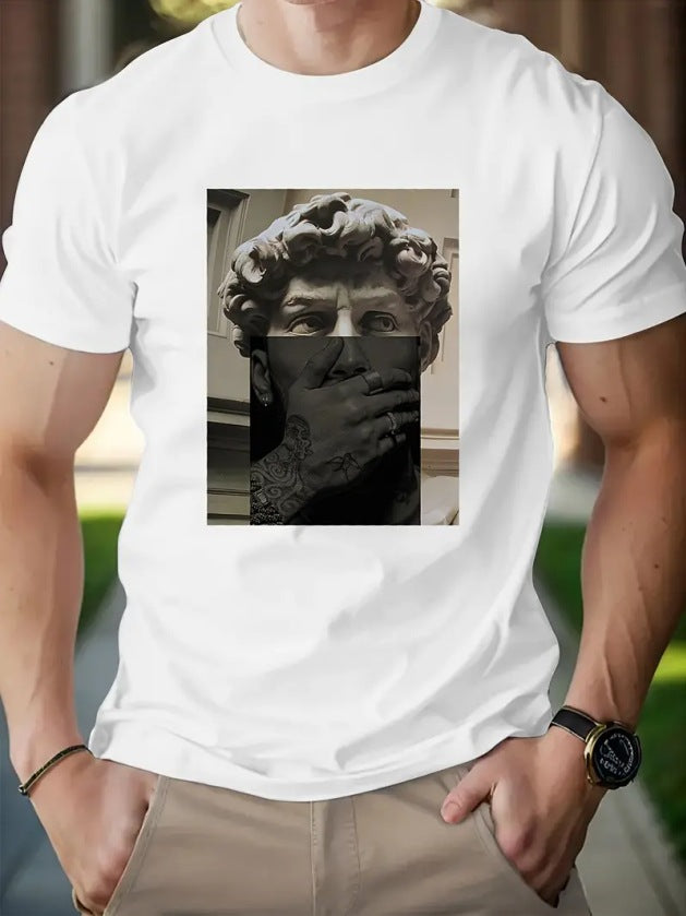 Men’s Retro Graphic T-Shirt | Vintage Style Streetwear Tee | Classic Old School Graphic Shirt for Men | Casual Everyday Retro Tee