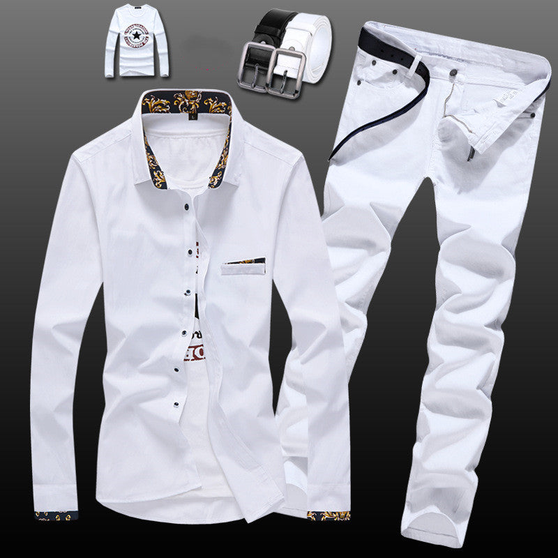 Men's Shirt Slim Suit