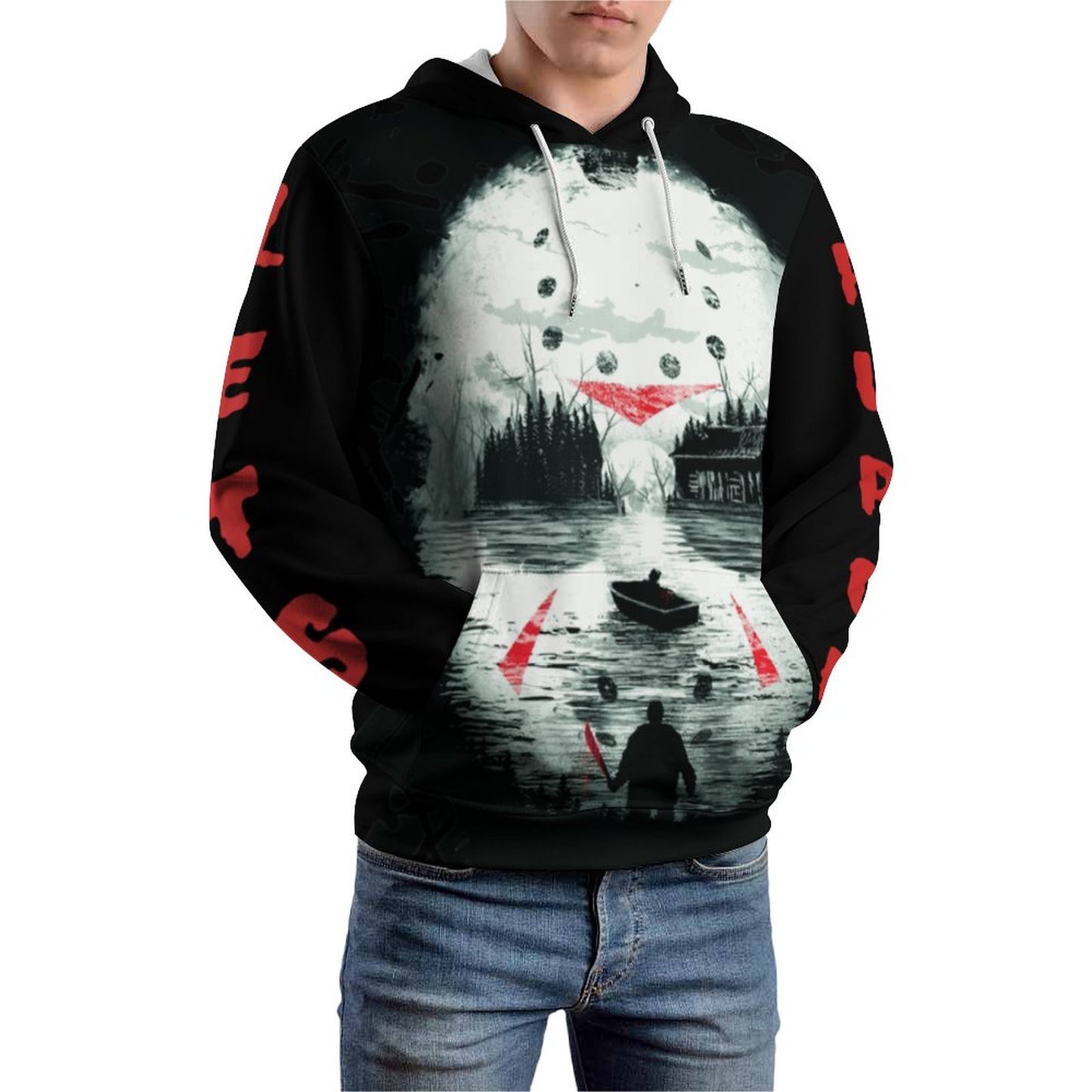 Jason Vorhees Hoodie/ Halloween Hoodie/ Gift for Horror Movie Lovers