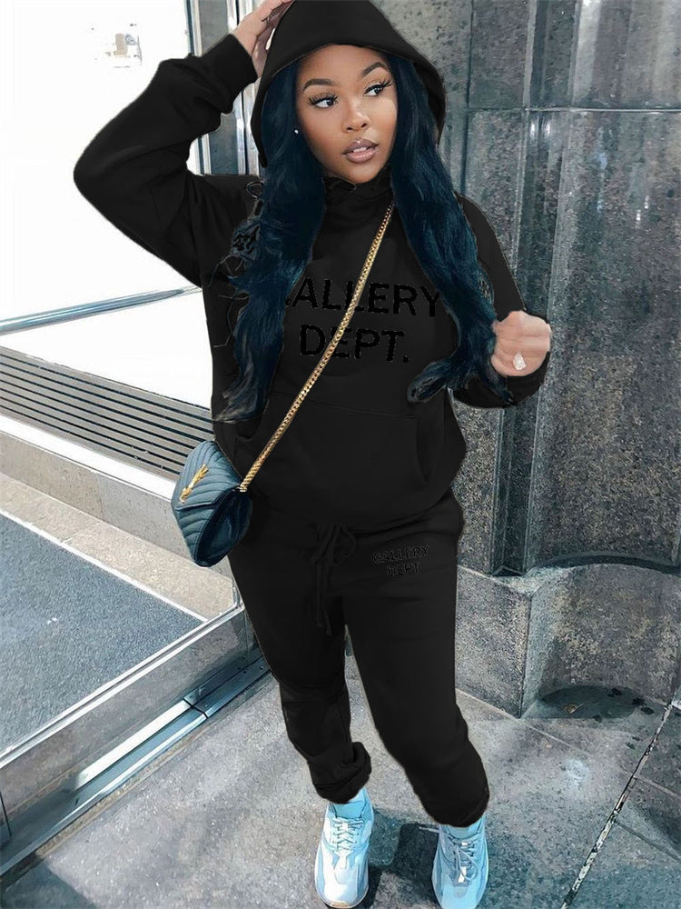 Women's Personalized Casual Printed Two-piece Suit