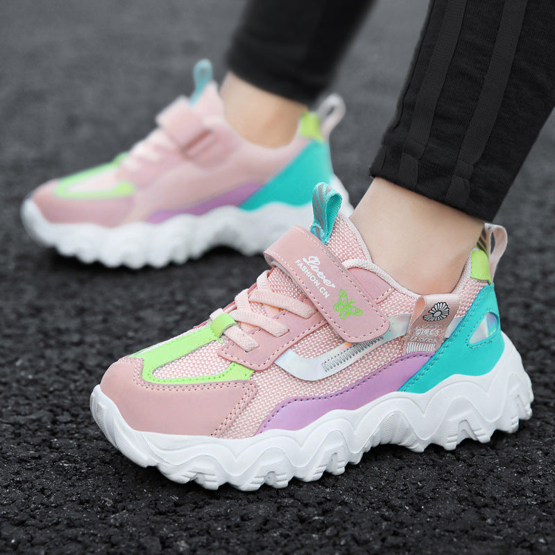 Girls Running Chunky Sneakers