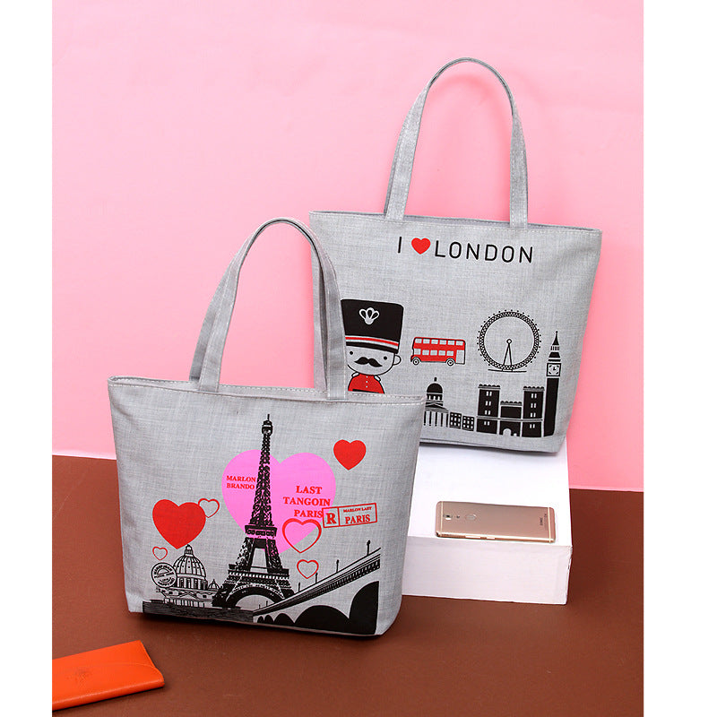 Cross-body I Love Paris Capacity Handbag