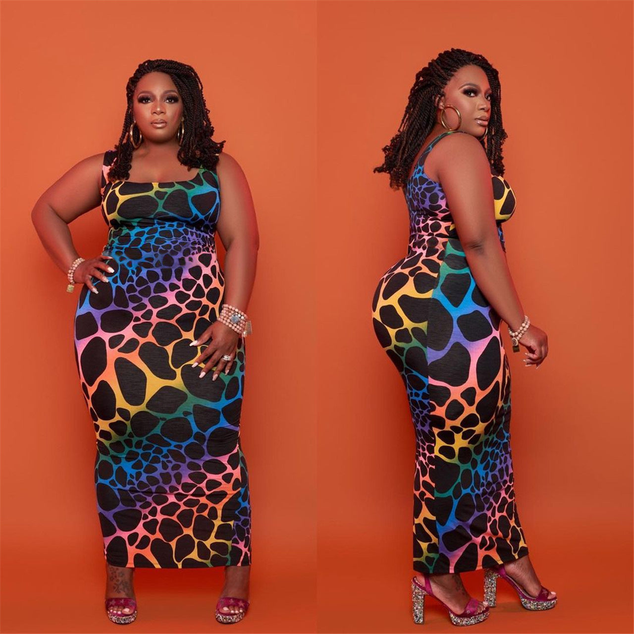 Plus Size Color Leopard Print Women’s Clothing | Trendy Curvy Fit Animal Print Fashion for Confident Women
