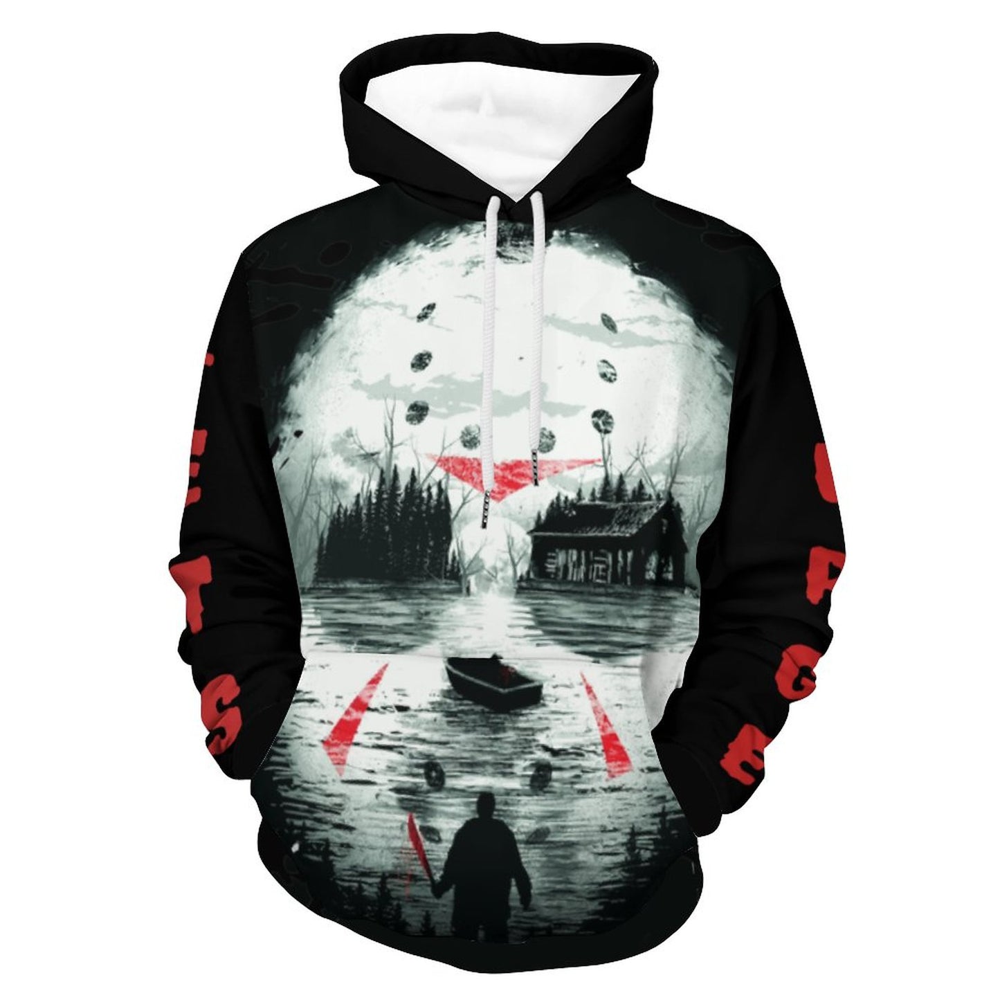 Jason Vorhees Hoodie/ Halloween Hoodie/ Gift for Horror Movie Lovers