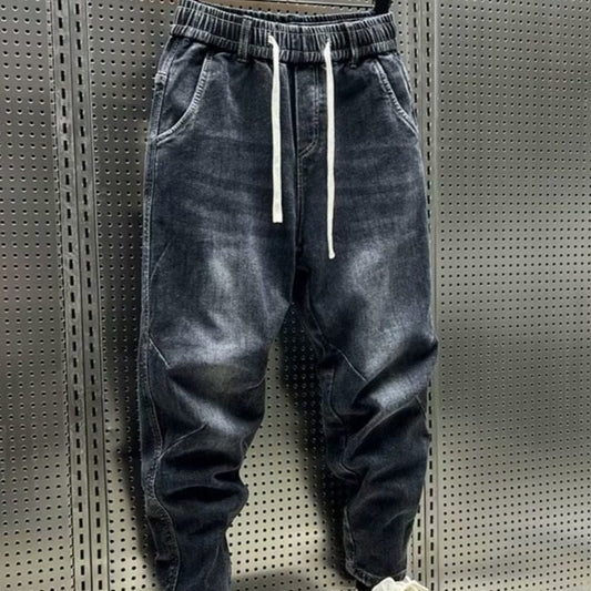 Men’s Harem Jogger Trousers – Casual Streetwear Pants | Relaxed Fit, Drawstring Waist, Stylish Drop Crotch Sweatpants for Everyday Comfort