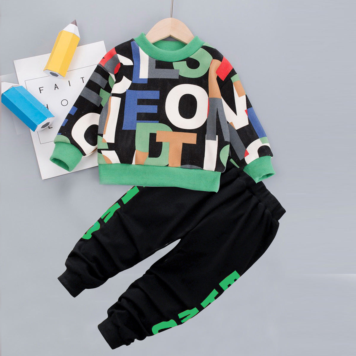 Boy's two-piece sweat suit