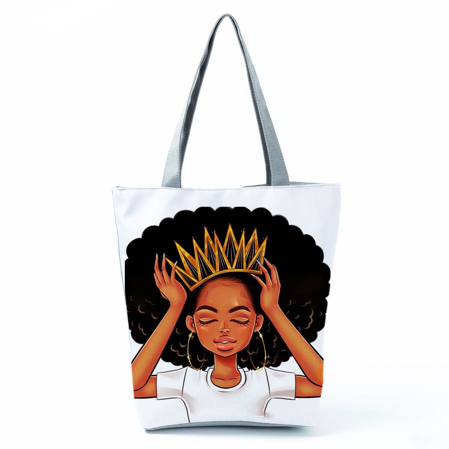 Melanin Girl's Rock Lightweight Shopping Bag