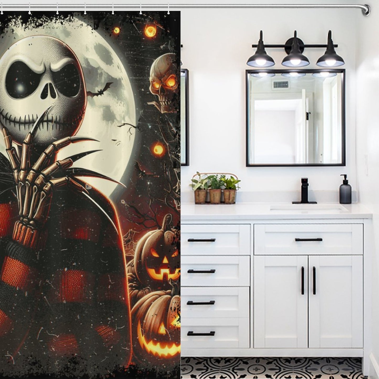 Nightmare Before Christmas Shower Curtain