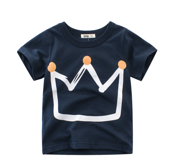 Boys Cotton T-shirt Short Sleeves