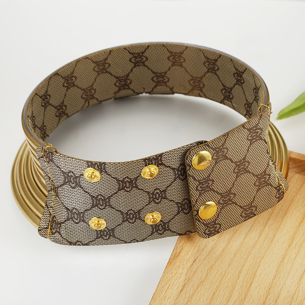 African Exaggerated Collar Necklace for Women – Bold Statement Tribal Bib Necklace, Afrocentric Jewelry, Ethnic Choker Collar, Cultural Fashion Accessory