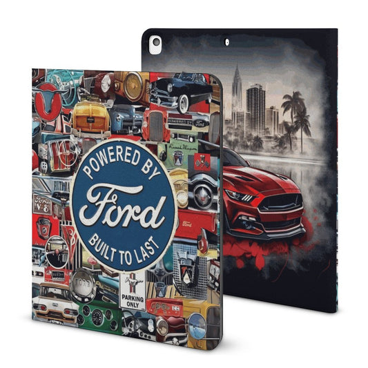 Men’s Book-Style iPad Case with Apple Pencil Holder | Slim Leather Tablet Cover | Shockproof Smart Cover for iPad | Business, Travel & Everyday Protection