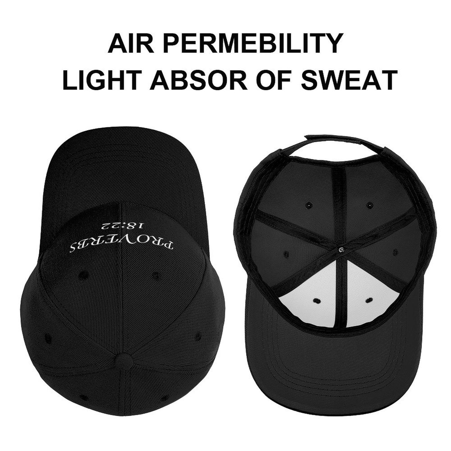 Proverbs 18:22 Blessed Man Baseball Cap – Christian Faith Adjustable Hat