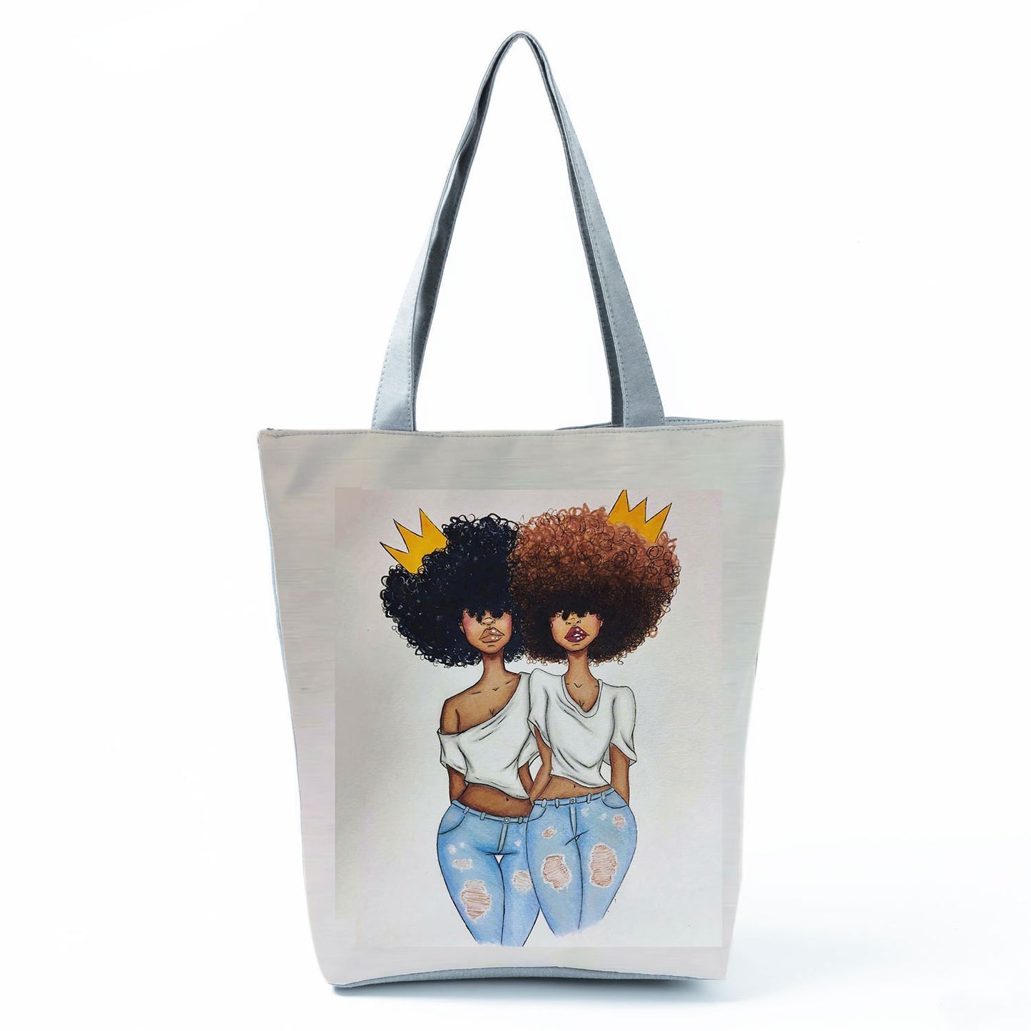 Melanin Girl's Rock Lightweight Shopping Bag