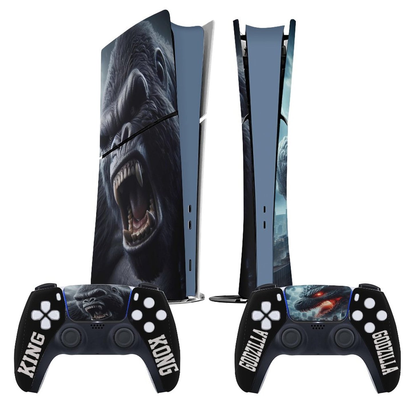 King Vs Godzilla Sticker for PS5 Slim / Controller (Digital Edition) /