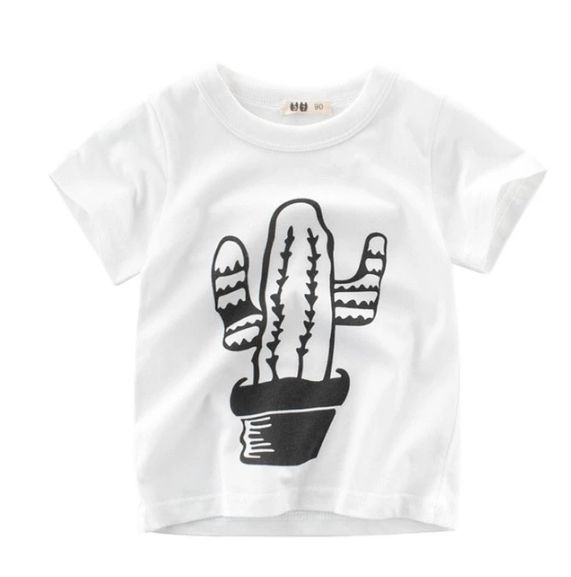 Boys Cotton T-shirt Short Sleeves