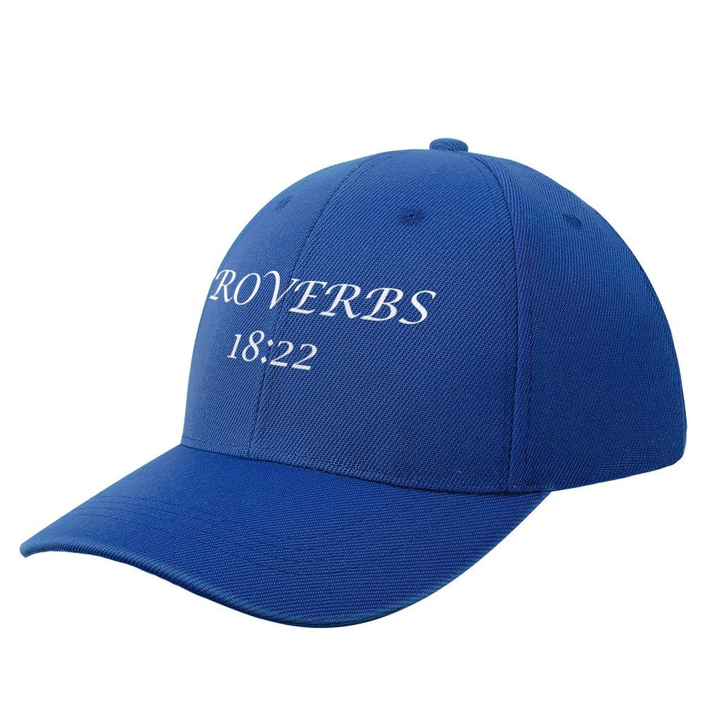 Proverbs 18:22 Blessed Man Baseball Cap – Christian Faith Adjustable Hat