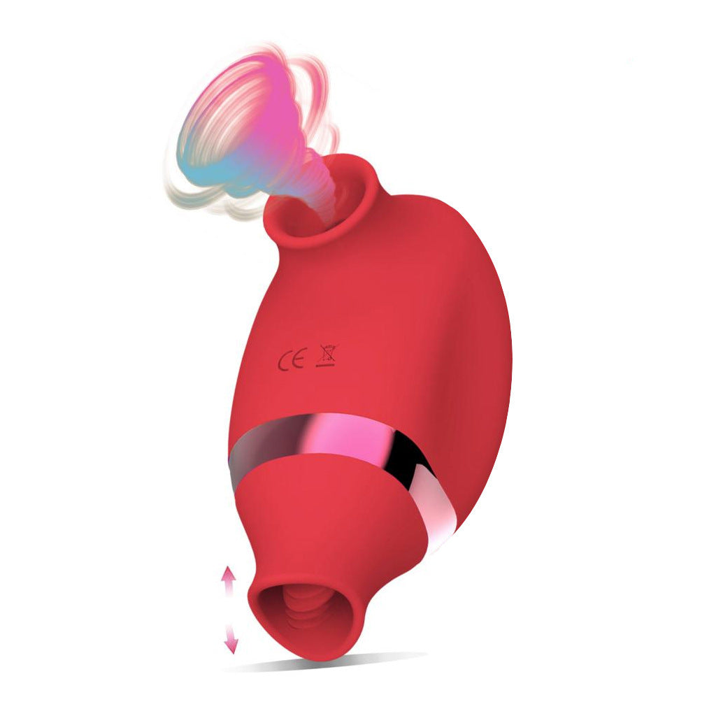 Tongue Licking & Sucking Vibrating Egg — Erotic Female Pleasure Toy | Intense Clitoral Stimulation | Quiet, Waterproof, Rechargeable