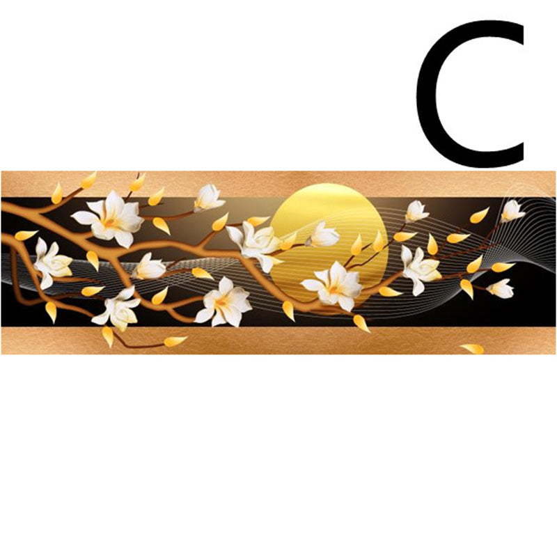 Black Gold Rose Abstract Wall Art Canvas | Luxury Floral Painting Print | Modern Glam Home Decor for Living Room, Bedroom & Office | Elegant Rose Gold Canvas Artwork