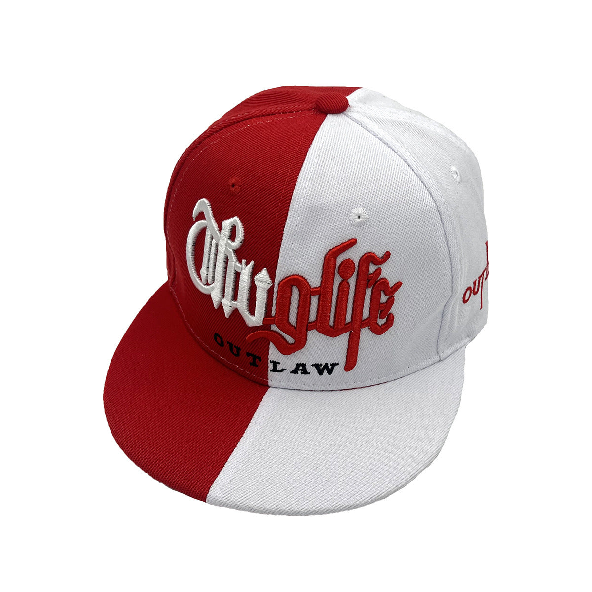 Thug Life Embroidered Letters Two Colors Street Hip Hop Hat Outdoor