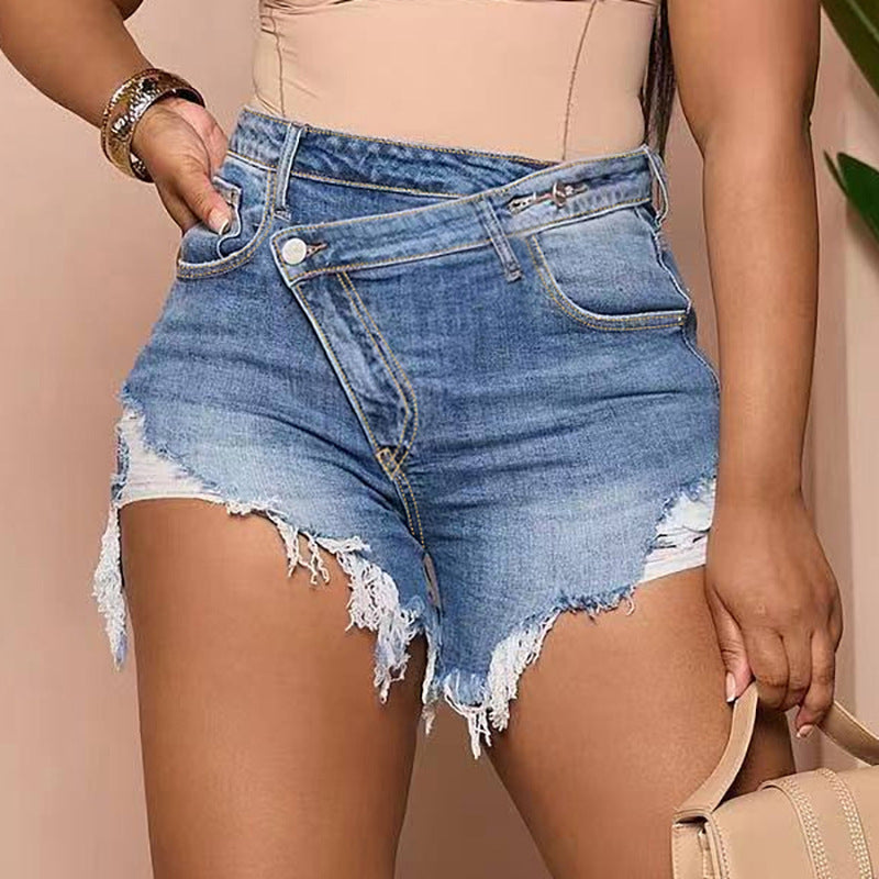 Women's Personality Denim Shorts