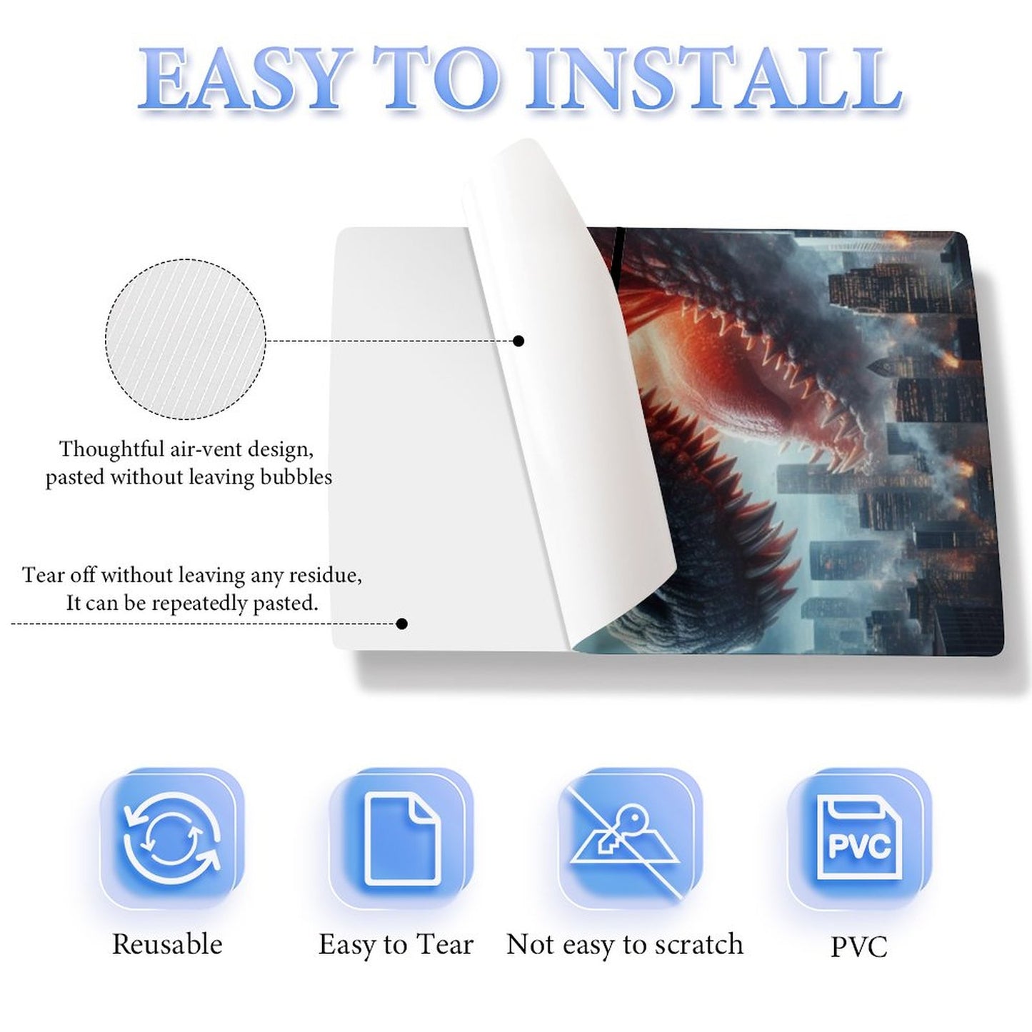 King Vs Godzilla Sticker for PS5 Slim / Controller (Digital Edition) /