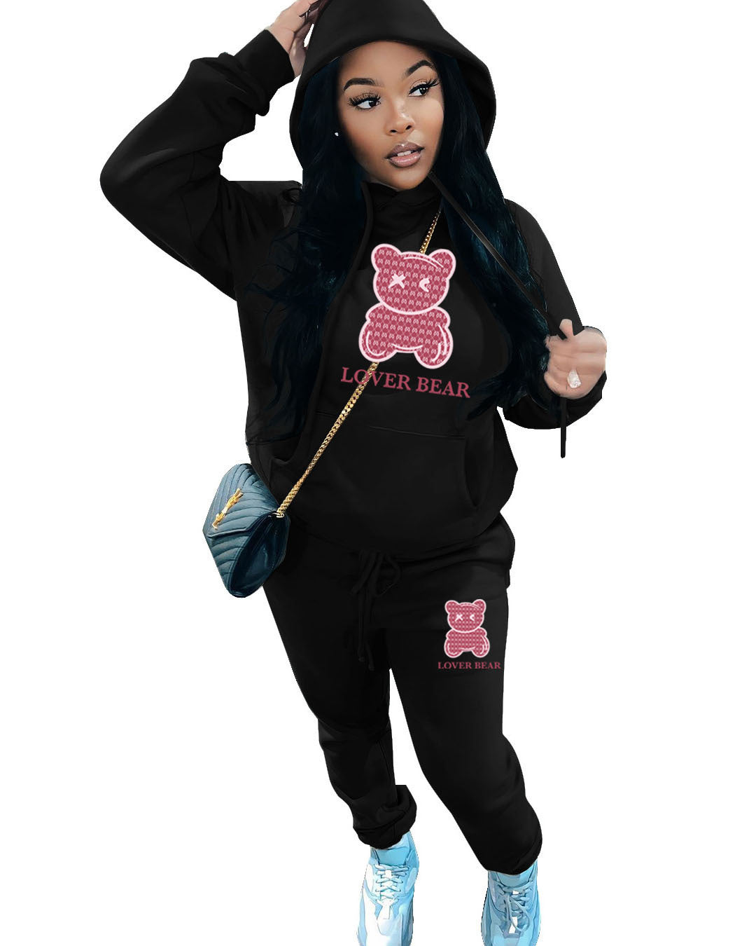 Cross-border New Arrival Women's Suit Hooded Sweatshirt And Sweatpants