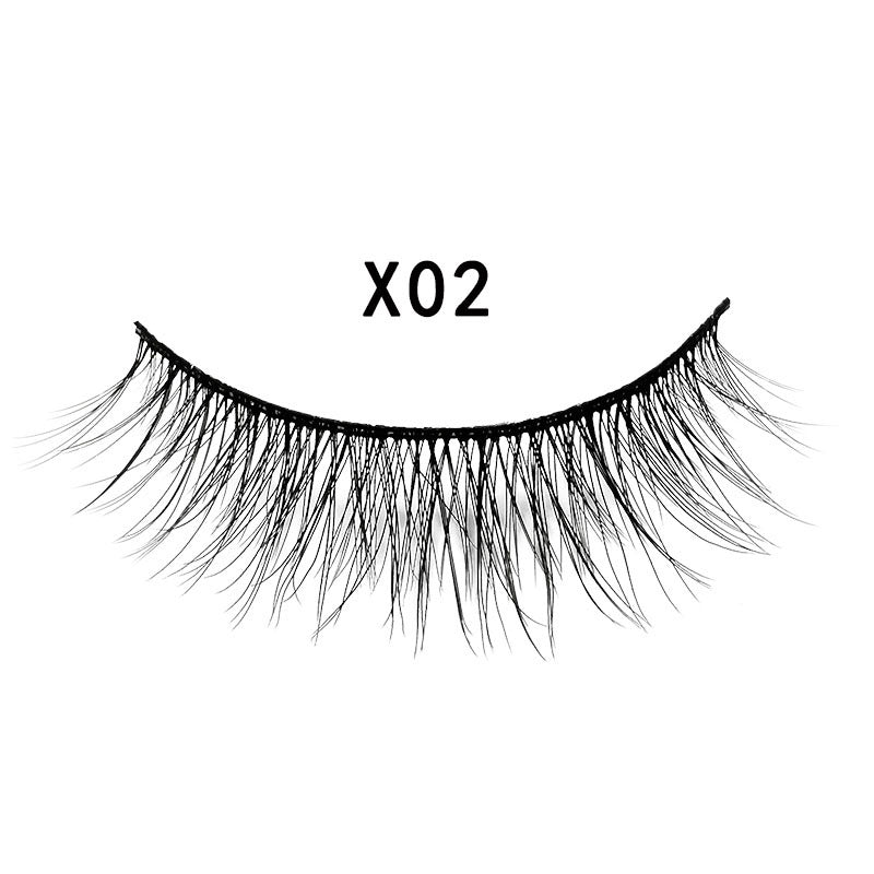 3D Mink Hair Natural Cross Eyelashes 3 Pairs