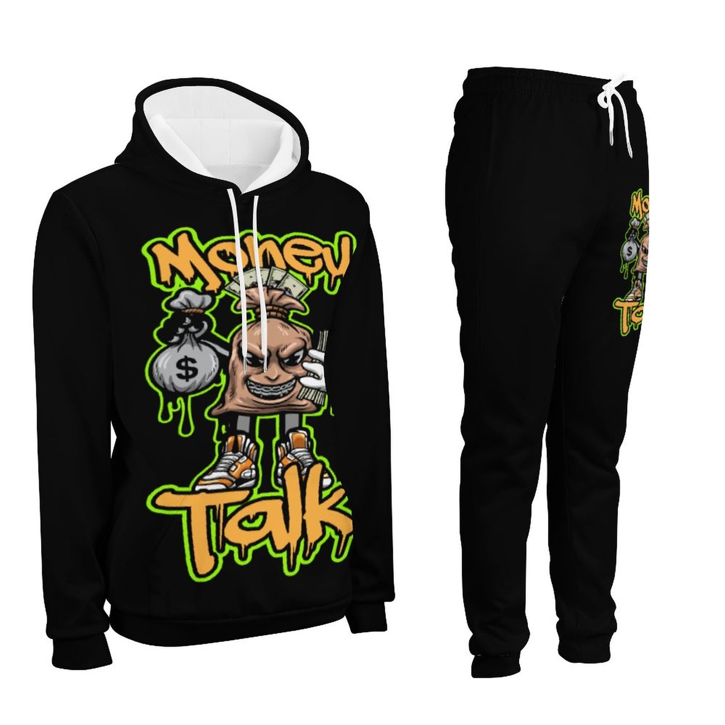 Money Talks Hoodie & Jogger Set for Men – Get Every Dollar | Streetwear Style