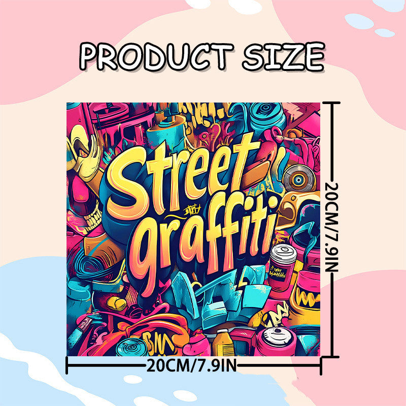 Street Graffiti Coloring Book for Adults – Urban Art Relaxation & Stress Relief