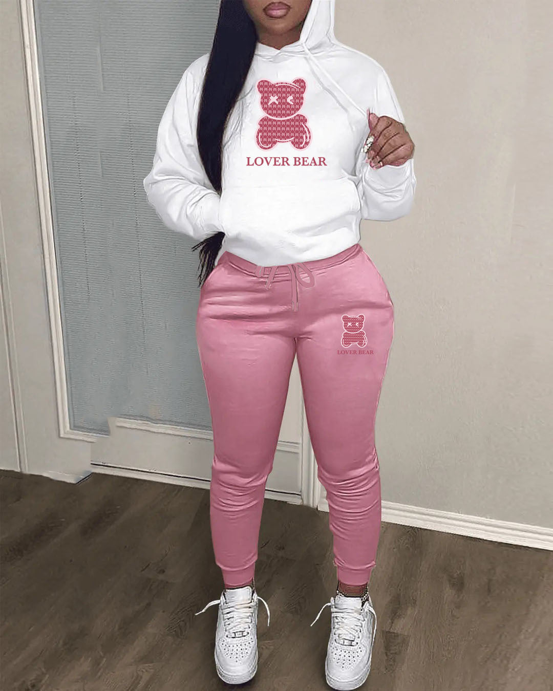 Cross-border New Arrival Women's Suit Hooded Sweatshirt And Sweatpants