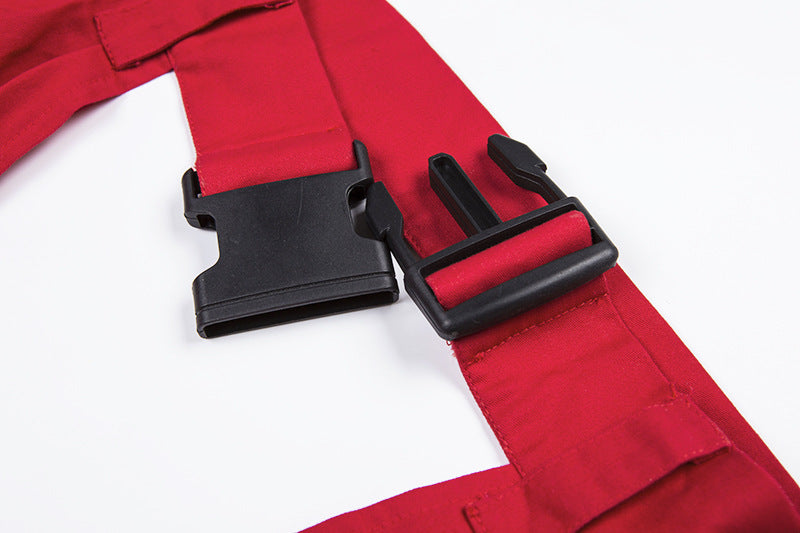 Women’s High Waist Harem Pants – Solid Color Casual Harlan Trousers | Loose Fit Streetwear Jogger Pants with Pockets