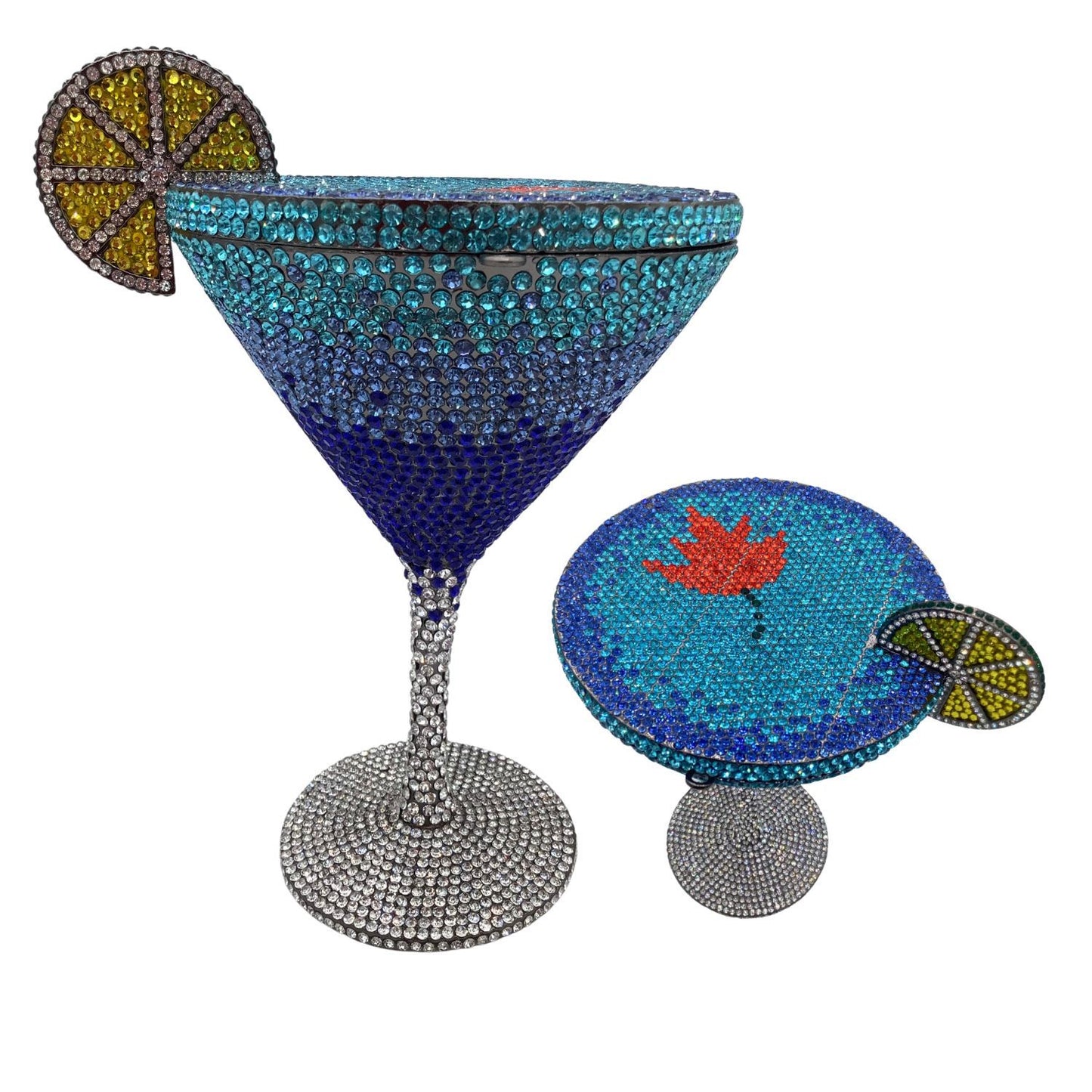 Luxury Diamond Goblet Clutch | Cocktail Evening Handbag for Women