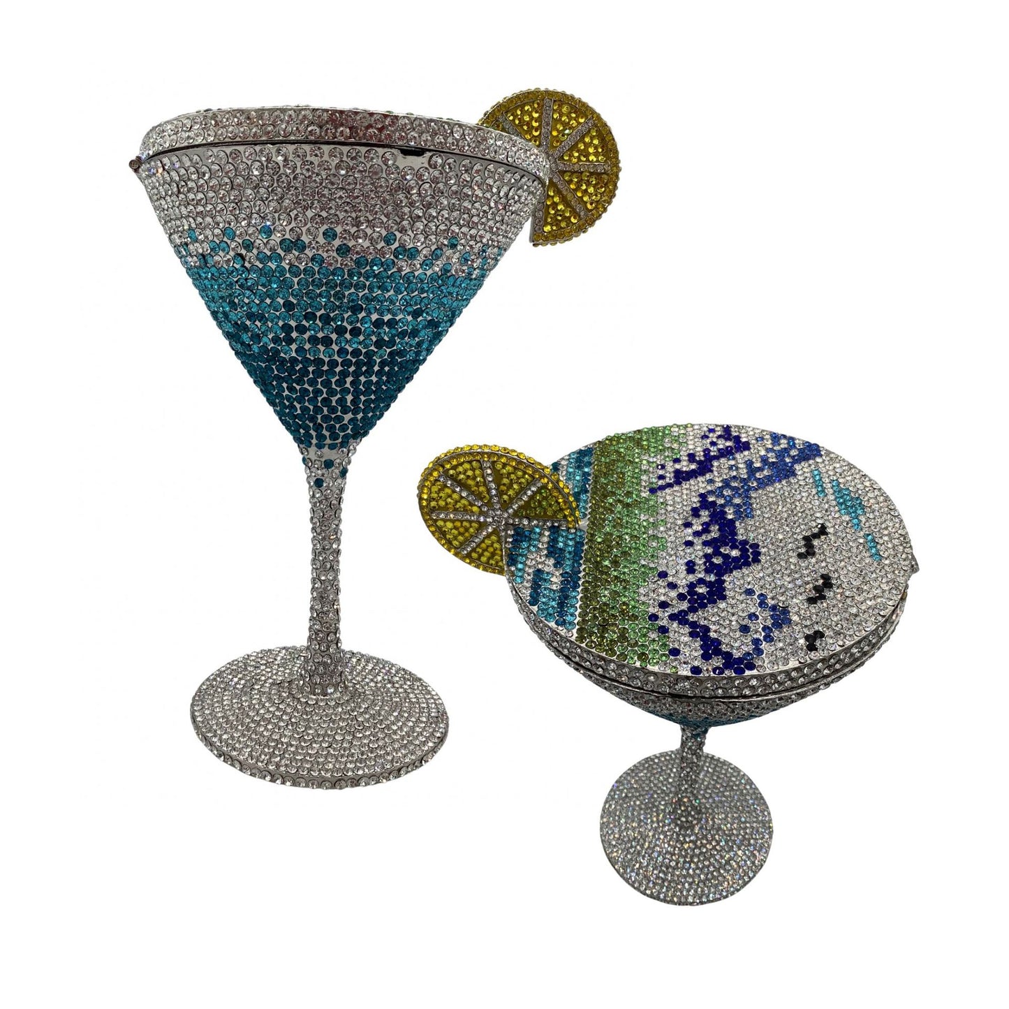 Luxury Diamond Goblet Clutch | Cocktail Evening Handbag for Women