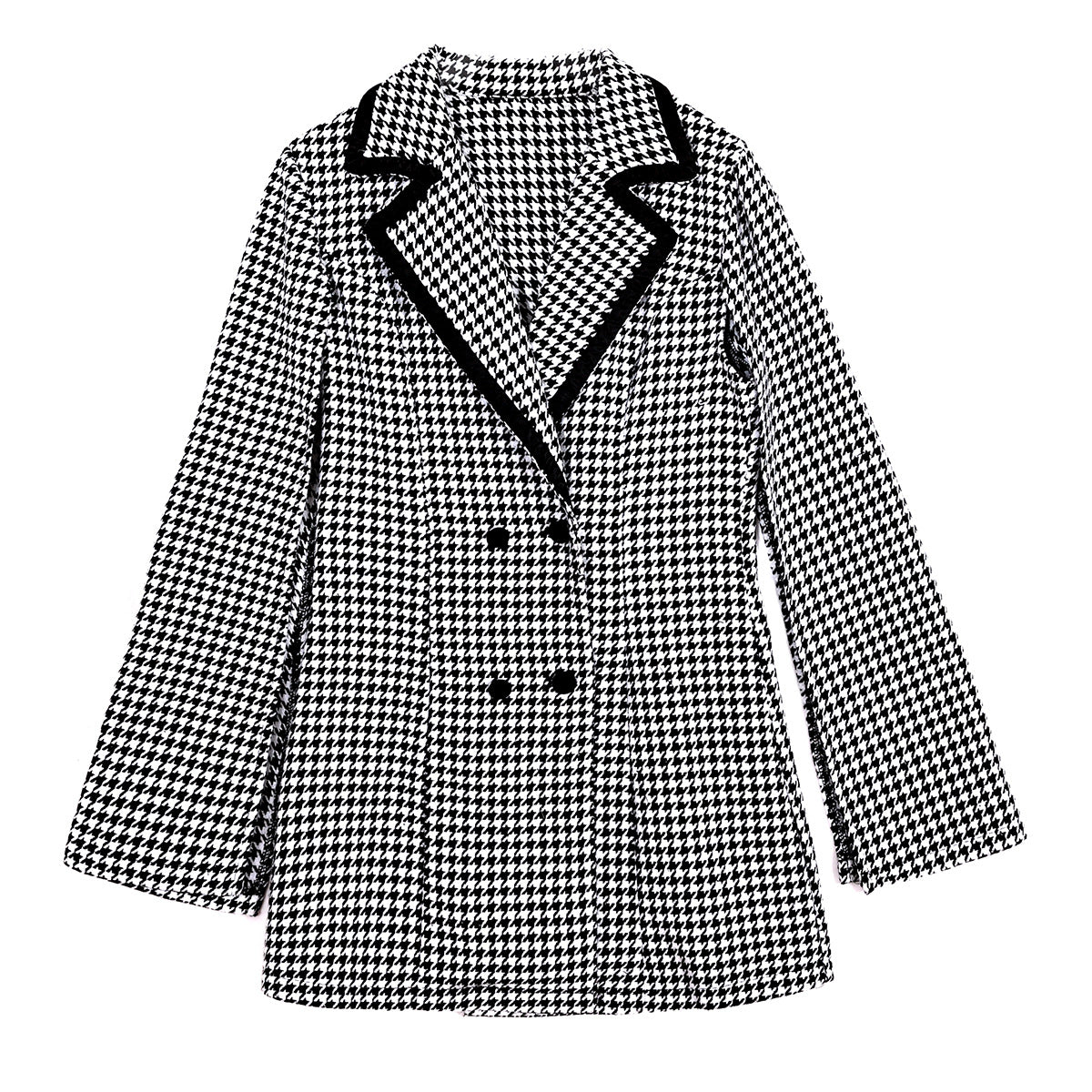 Elegant Women's Split Sleeve Suit Jacket – Commuter Chic Blazer for Work or Business Casual Style