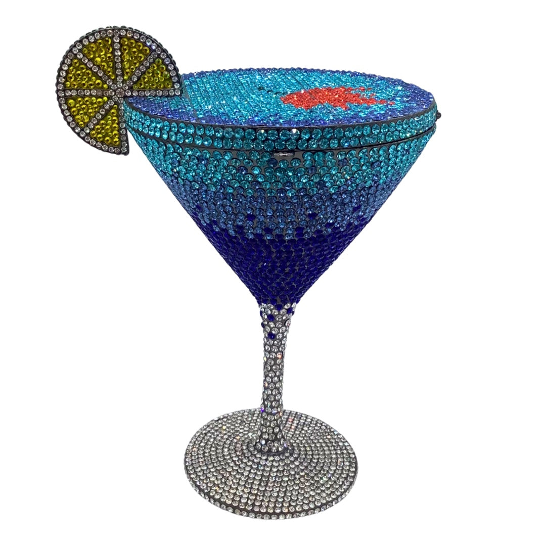 Luxury Diamond Goblet Clutch | Cocktail Evening Handbag for Women