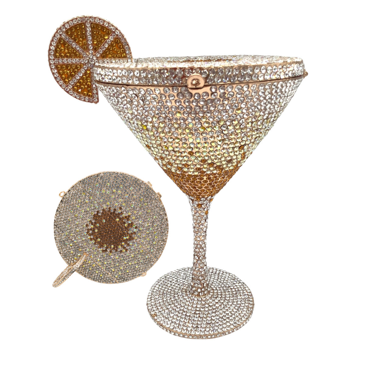Luxury Diamond Goblet Clutch | Cocktail Evening Handbag for Women