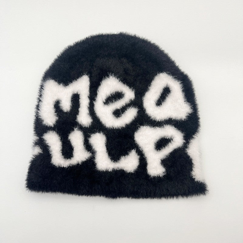 Mea Culpa Beanie Cap – Knitted Streetwear Hat | Unisex Winter Beanie | Minimalist Urban Fashion Hat | Trendy Cold Weather Accessory