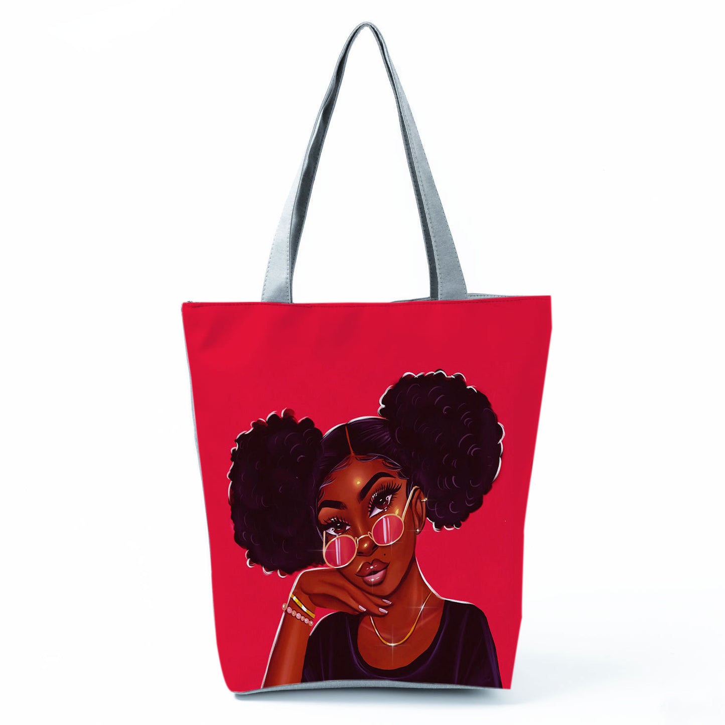 Melanin Girl's Rock Lightweight Shopping Bag