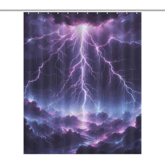 The Black Storm Shower Curtain/ Master Bathroom/ Guest Bathroom