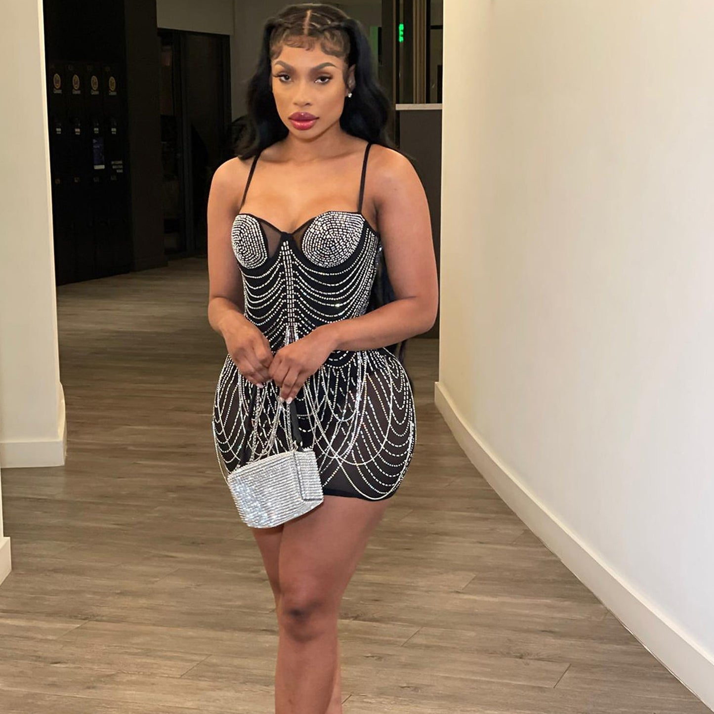 Women’s Personality Tassel Suspender Party Dress – Sexy Fringe Mini Dress for Club, Birthday & Night Out