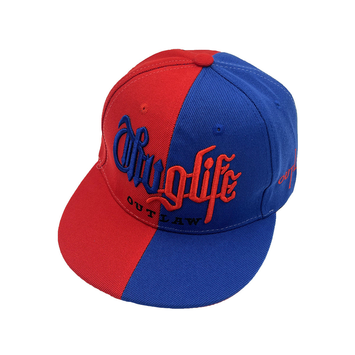 Thug Life Embroidered Letters Two Colors Street Hip Hop Hat Outdoor