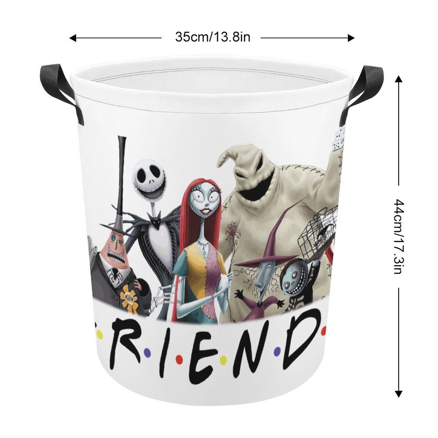 Nightmare Before Christmas Collapsible Laundry Basket - Foldable Storage Solution