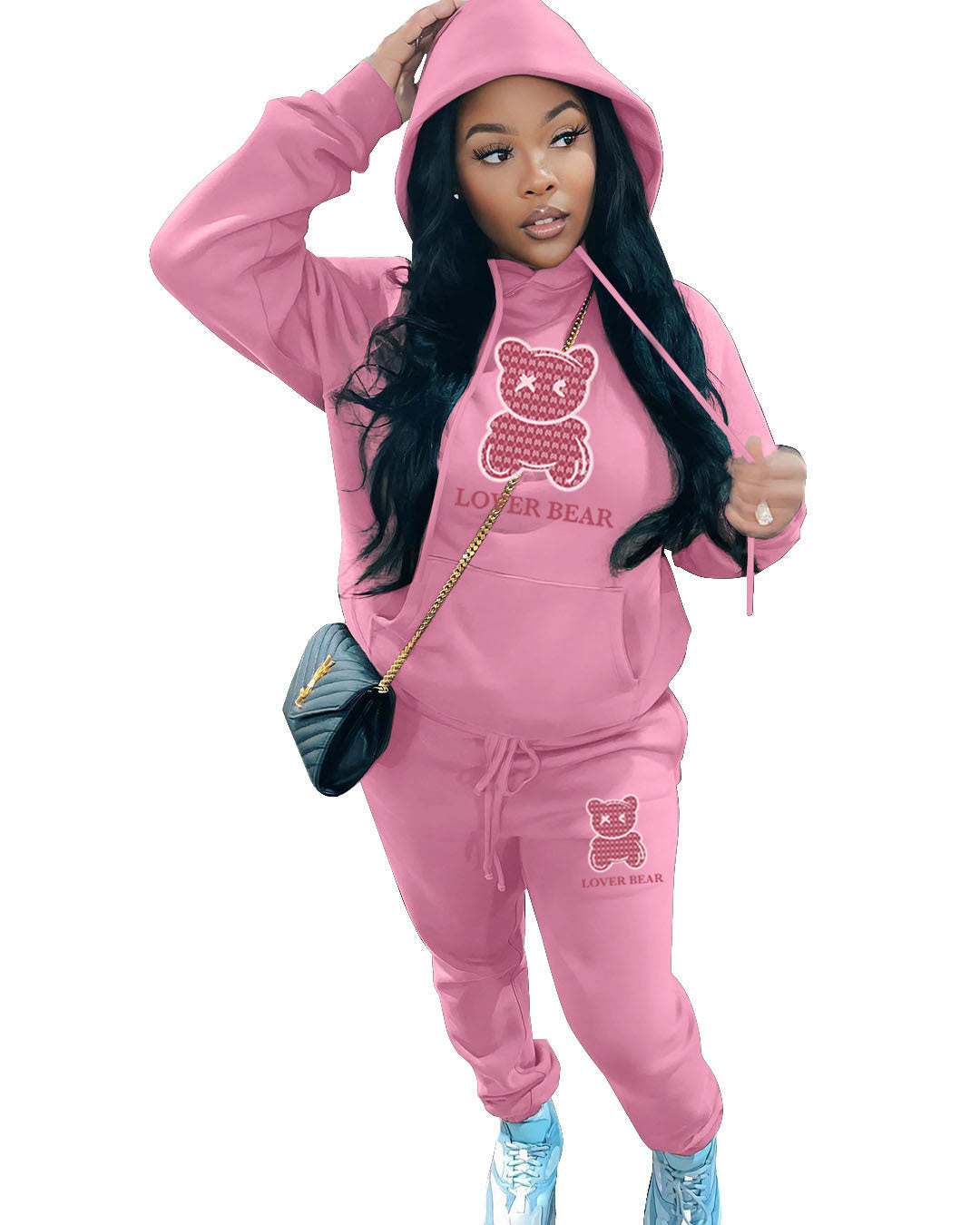 Cross-border New Arrival Women's Suit Hooded Sweatshirt And Sweatpants