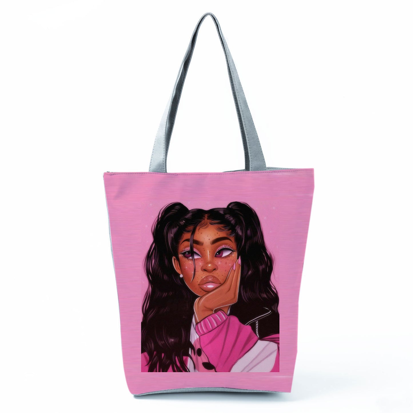 Melanin Girl's Rock Lightweight Shopping Bag