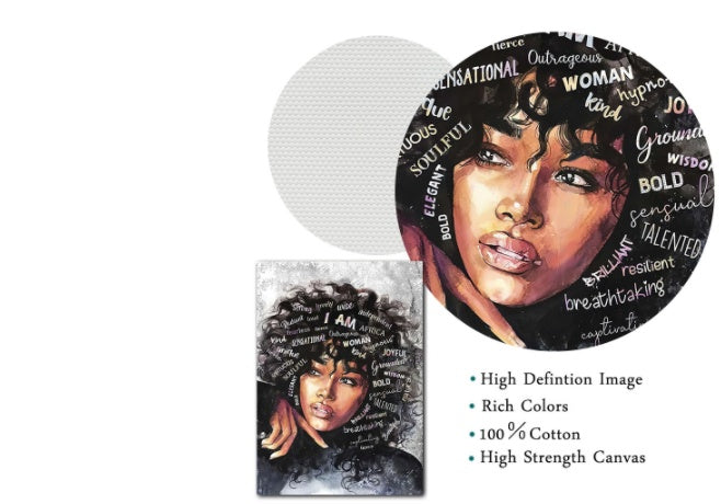 Black Woman Art Print Poster  “Ain’t I A Woman” Inspirational Home Decor Wall Painting