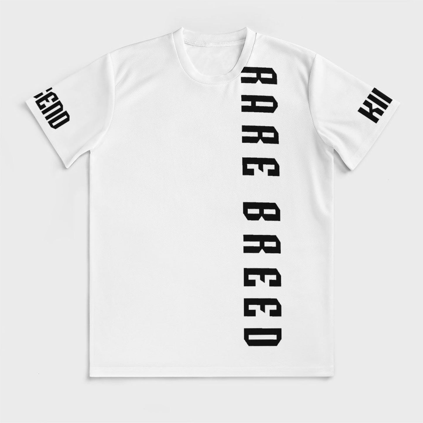 Men Short Sleeve Rare Breed White T-shirt