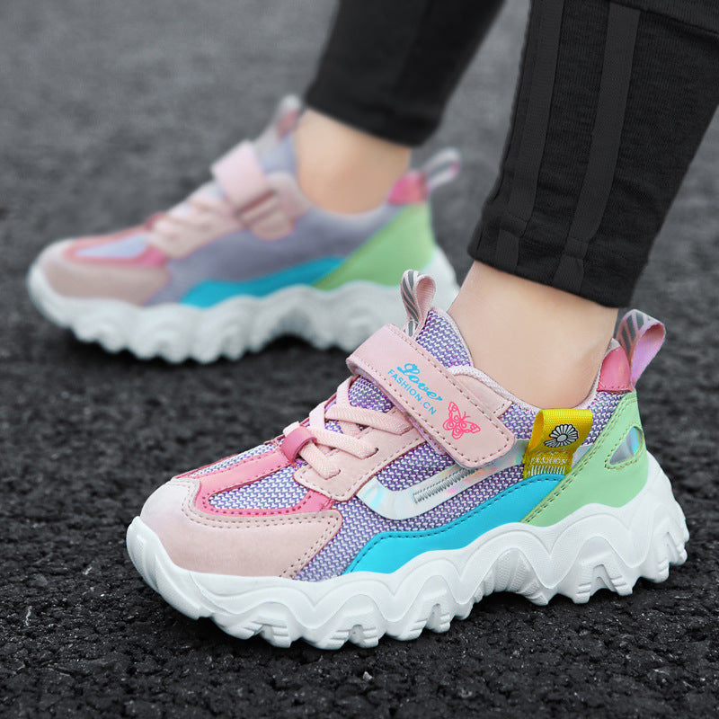 Girls Running Chunky Sneakers